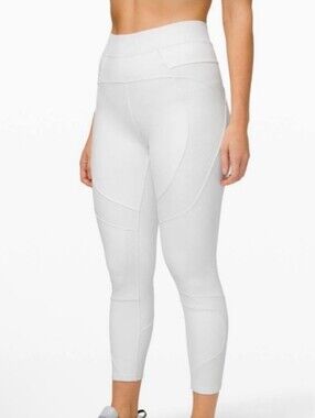 Lululemon New Ambition SHR Tight White
